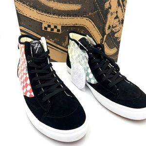 Vans The Lizzie Checkerboard Black Multi Size 12